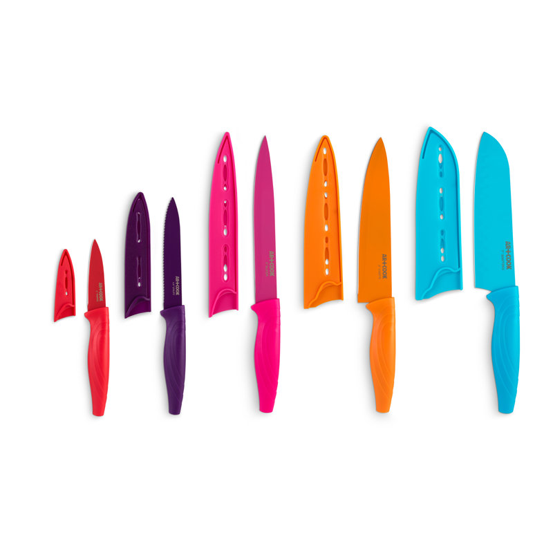 Art And Cook 5 Piece Stainless Steel Assorted Knife Set & Reviews Wayfair